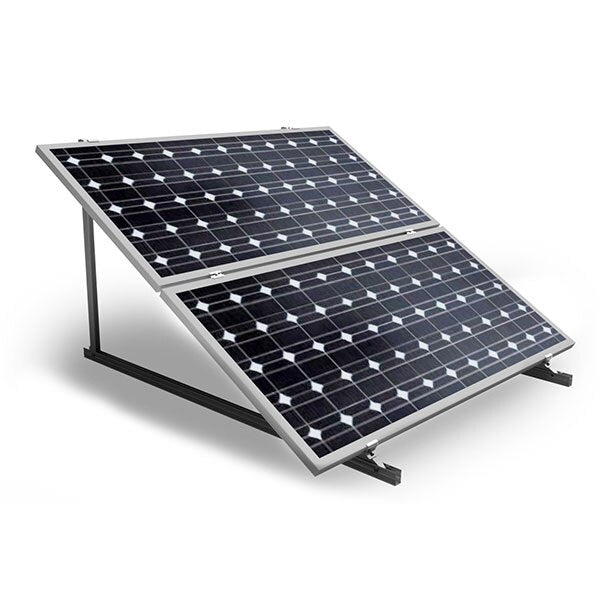 SUNFER 25H Kit Triângulo 30º com subestrutura para 2 módulos horizontais