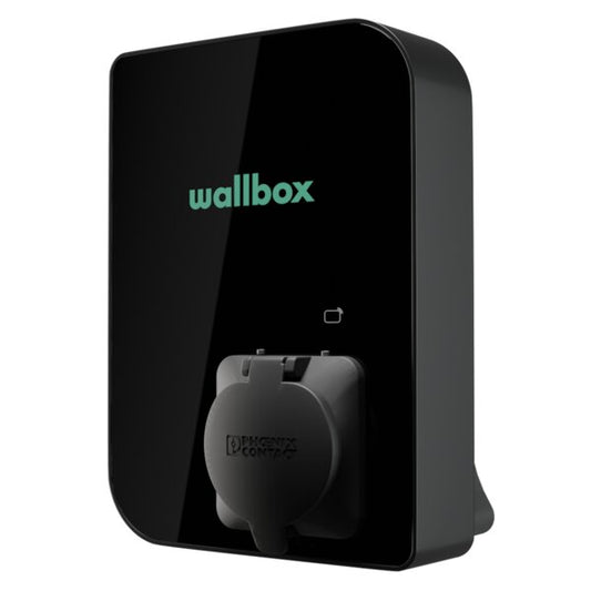 Wallbox Cobre-SB 22 kW, Tomada, Preto