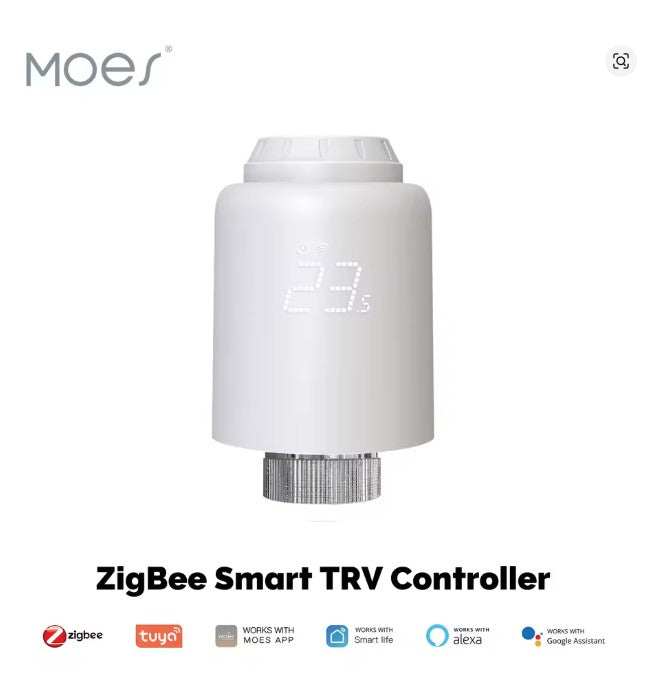 Válvula atuadora do radiador termostato inteligente sensor externo trv