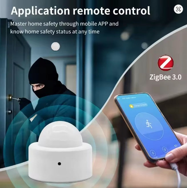 Pir sensor de movimento sistema segurança alarme em casa Tuya Zigbee