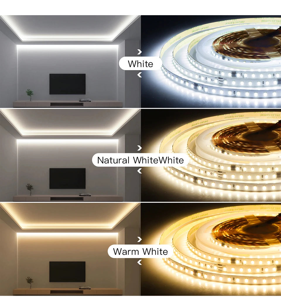 Fita de Led Endereçável, Lâmpada Linear Flexível, DC 24V, 10m Roll, 120LEDs por Rolo