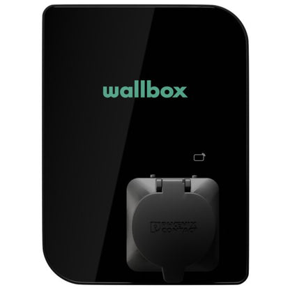 Wallbox Cobre-SB 22 kW, Tomada, Preto