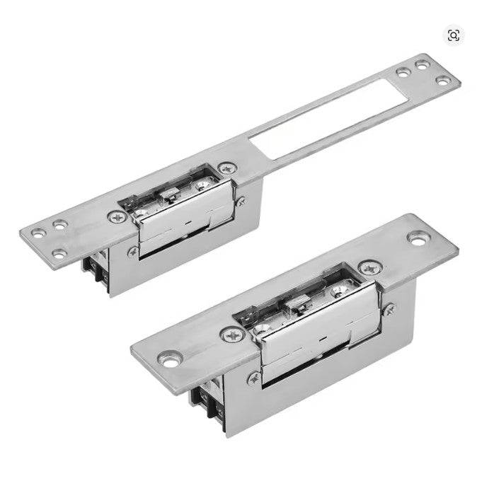 Fechadura elétrica da ue, eletrônica para sistema de controle de acesso, nova porta inoxidável segura de falhas, 12v dc, sem fechadura nc