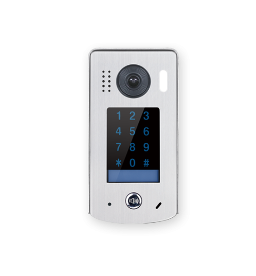 Kit Video Porteiro Monitor PRO50 + Posto externo com Câmara 170º, Acesso por PIN