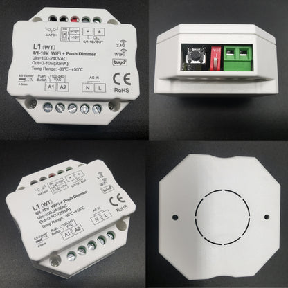 Tuya Zigbee RF AC Triac LED Controller, Dimmer, Controle de Interruptor
