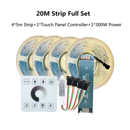 Fita de Led  Endereçada Cob, Pixel Tape, 360LEDs, Power DC24V,