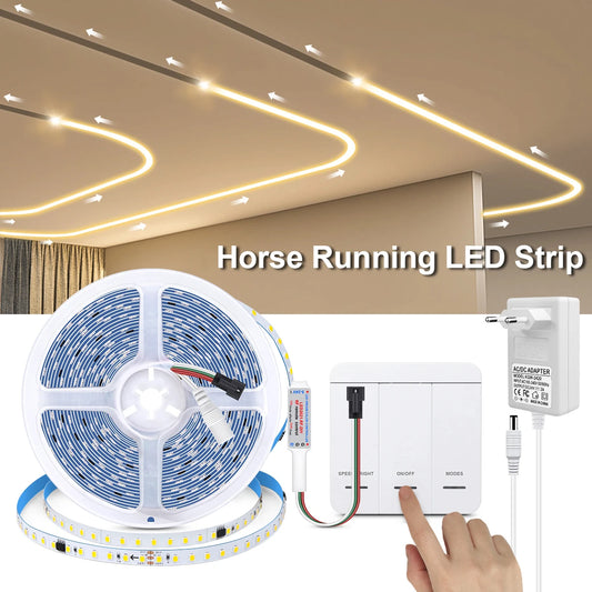 Fita de Led Endereçável, Lâmpada Linear Flexível, DC 24V, 10m Roll, 120LEDs por Rolo
